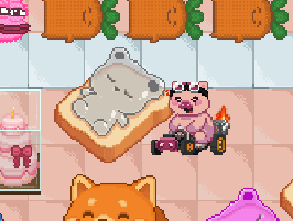Kawaii Kitchen Scene Animated