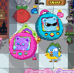 20 pixels per color: Gummygotchi Animated