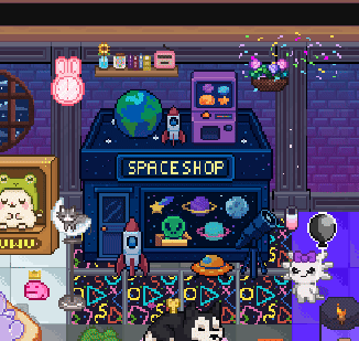Space Shop 🚀 Animated