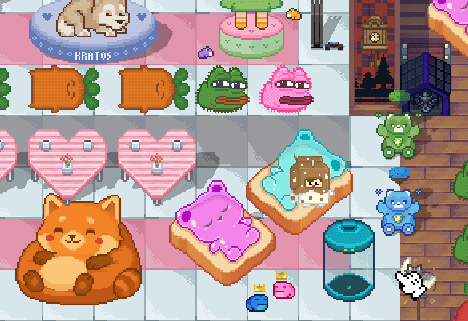 Gummy Sandwich Blue Animated