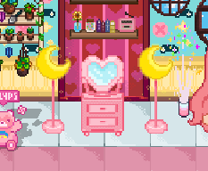 Pink Heart Dresser 💖 Animated